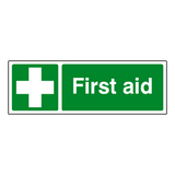 First Aid Label | Safety-Label.co.uk