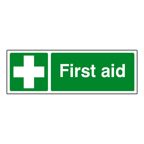 First Aid Label | Safety-Label.co.uk