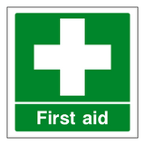 First Aid Sticker | Safety-Label.co.uk