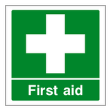 First Aid Sign | Safety-Label.co.uk