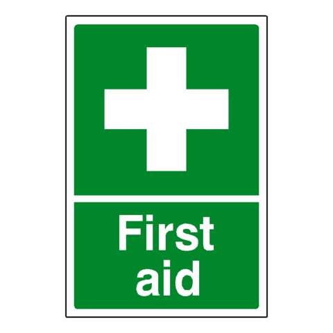 First Aid Portrait Sign | Safety-Label.co.uk