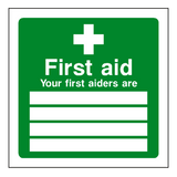 First Aid Personnel Sign | Safety-Label.co.uk