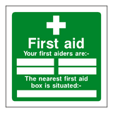 First Aid Personnel Box Sign | Safety-Label.co.uk