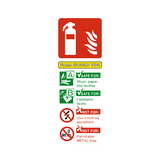 Foam Branch Pipe Extinguisher Sticker | Safety-Label.co.uk