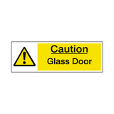 Glass Door Warning Sign | Safety-Label.co.uk