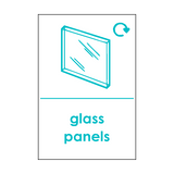 Flat Glass Waste Sign | Safety-Label.co.uk