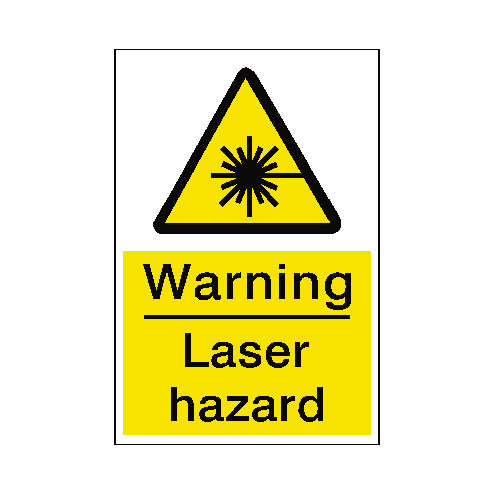 Laser Hazard Sticker | Safety-Label.co.uk