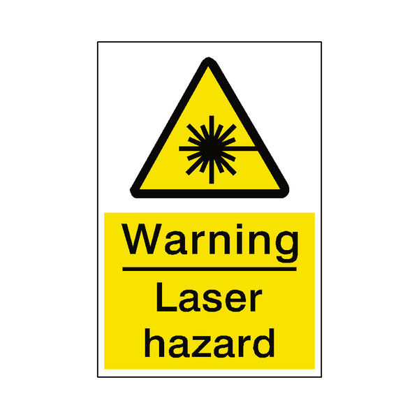 Laser Hazard Sign | Safety-Label.co.uk