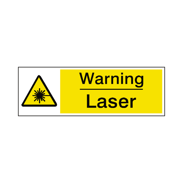 Laser Warning Sign | Safety-Label.co.uk