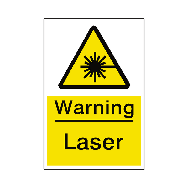 Laser Safety Sign | Safety-Label.co.uk