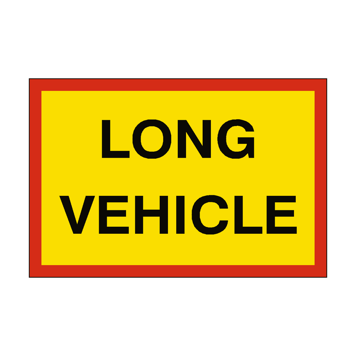 Long Vehicle Sticker