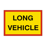 Long Vehicle Sticker | Safety-Label.co.uk