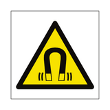 Magnetic Field Hazard Symbol Sign | Safety-Label.co.uk