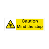 Mind The Step Label | Safety-Label.co.uk