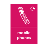 Mobile Phone Waste Sticker | Safety-Label.co.uk