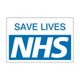 Save Lives NHS Sticker | Safety-Label.co.uk