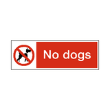 No Dogs Label | Safety-Label.co.uk