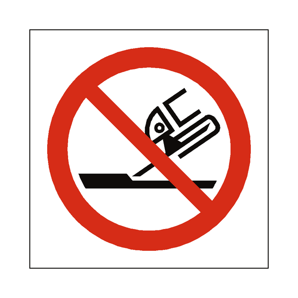 Do Not Use For Face Grinding Symbol Sign | Safety-Label.co.uk