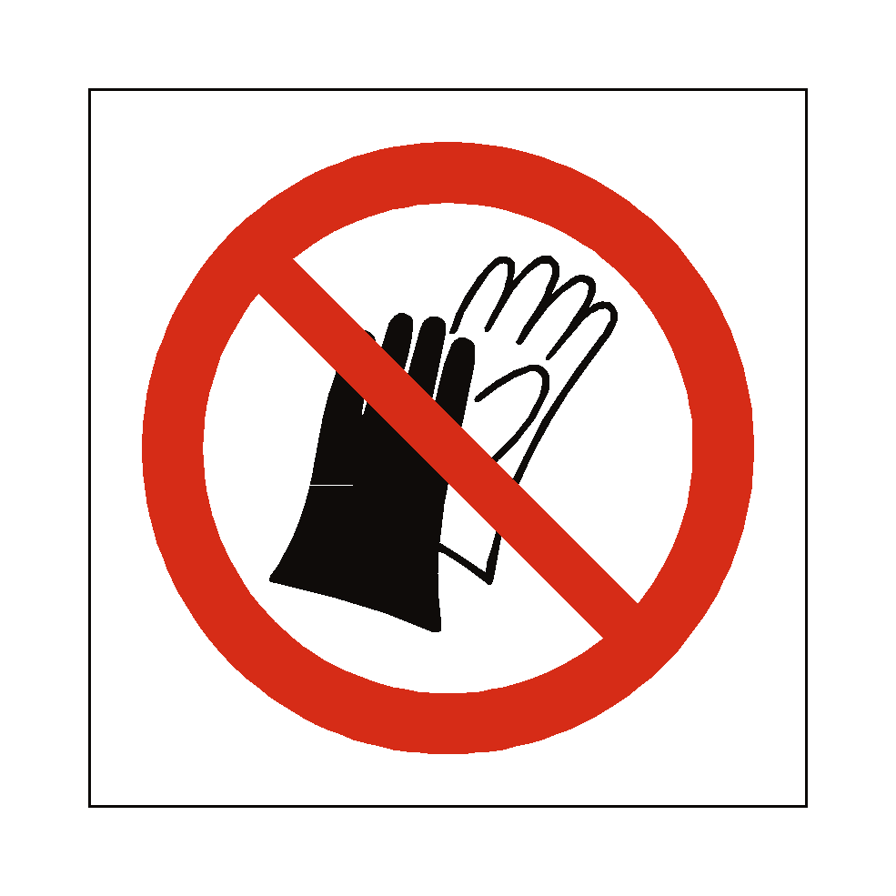Do Not Wear Gloves Symbol Sign do-not-wear-gloves-symbol-sign
