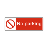 No Parking Label | Safety-Label.co.uk