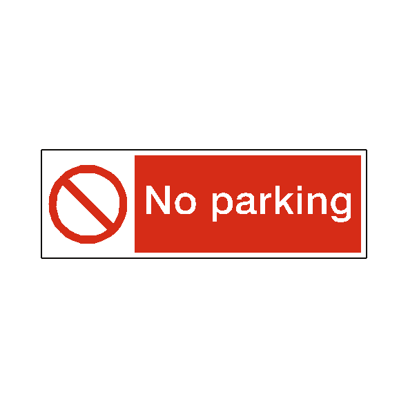 No Parking Label | Safety-Label.co.uk