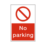 No Parking Sticker | Safety-Label.co.uk