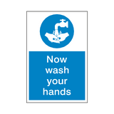 Wash Your Hands Mandatory Sign | Safety-Label.co.uk