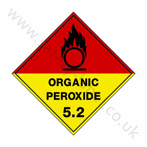Organic Peroxide 5.2 Sign | Safety-Label.co.uk