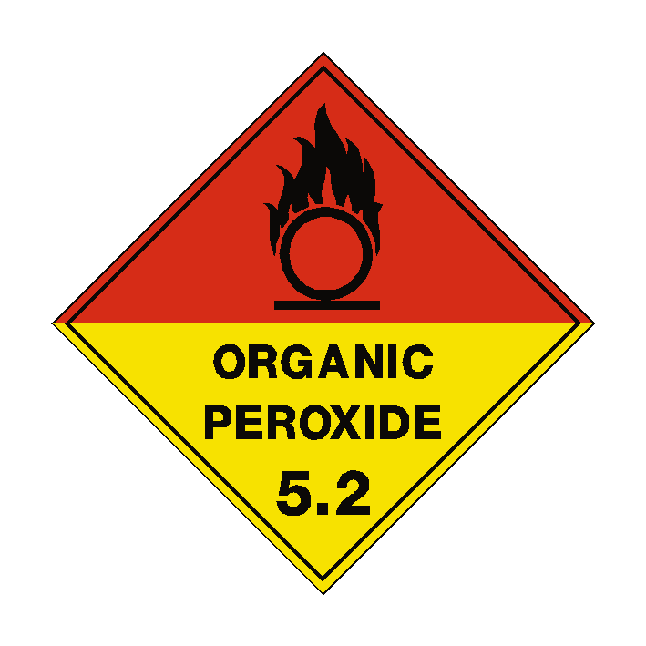 Organic Peroxide 5.2 Label | Safety-Label.co.uk