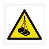 Overhead Load Hazard Symbol Sign | Safety-Label.co.uk