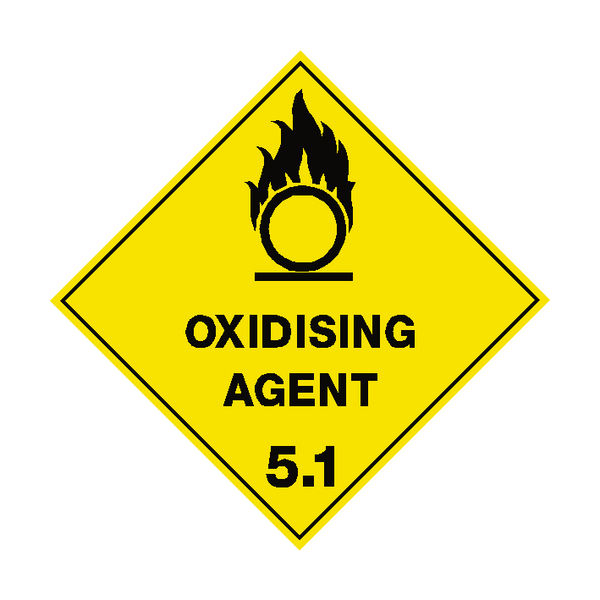 Oxidising Agent 5.1 Label | Safety-Label.co.uk