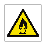 Oxidising Hazard Symbol Label | Safety-Label.co.uk