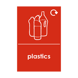 Plastic Waste Recycling Signs | Safety-Label.co.uk