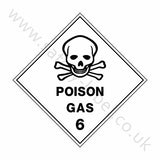 Poison Gas 6 Sign | Safety-Label.co.uk