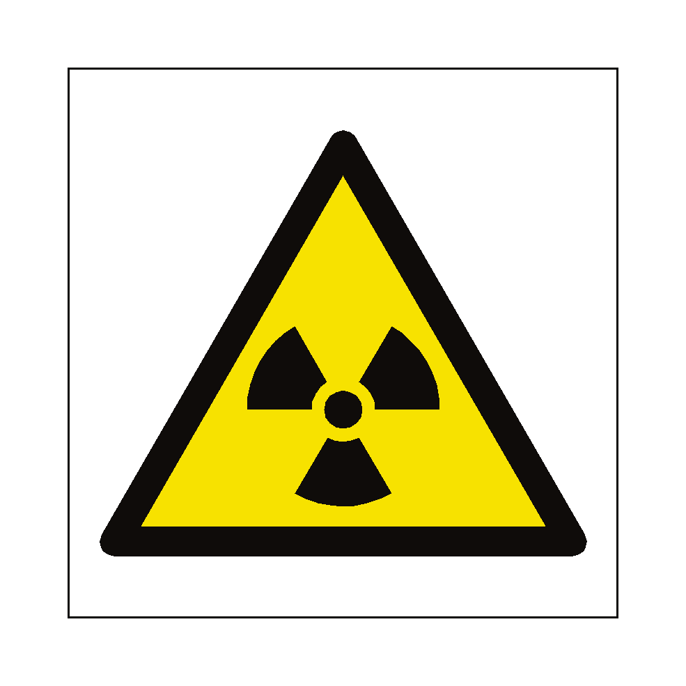 Radioactive Material Symbol Label SafetyLabel.co.uk