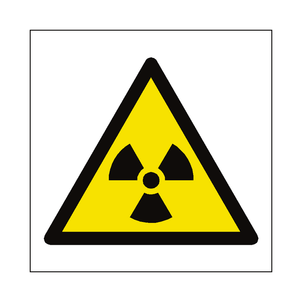 Radioactive Material Symbol Sign | Safety-Label.co.uk