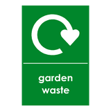 Recycling Garden Waste Sticker | Safety-Label.co.uk