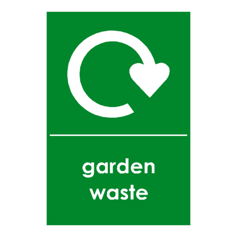 Recycling Garden Waste Sign | Safety-Label.co.uk