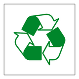 Recycling Symbol Sticker | Safety-Label.co.uk