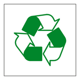 Recycling Symbol Sign | Safety-Label.co.uk