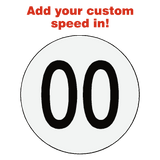Speed Limit Stickers | Safety-Label.co.uk