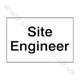 Site Engineer Sign | Safety-Label.co.uk