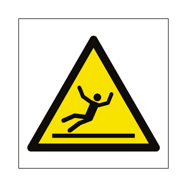 Slippery Floor Hazard Symbol Label | Safety-Label.co.uk