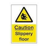 Slippery Floor Sticker | Safety-Label.co.uk