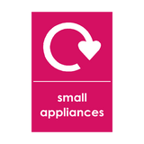 Small Appliances Waste Sticker | Safety-Label.co.uk