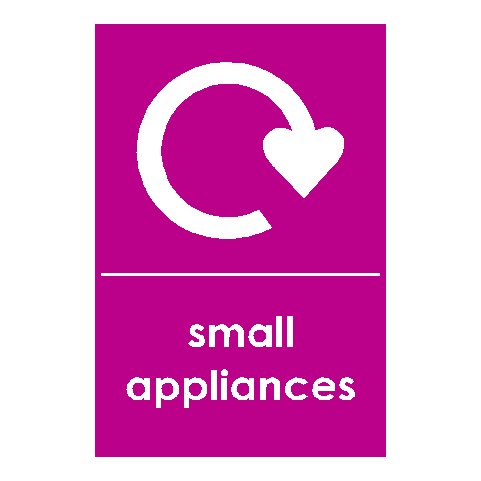 Small Appliances Sticker | Safety-Label.co.uk