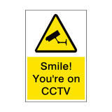 Smile Your On CCTV Sign | Safety-Label.co.uk