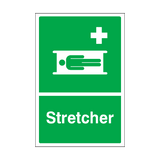 Stretcher Sticker | Safety-Label.co.uk