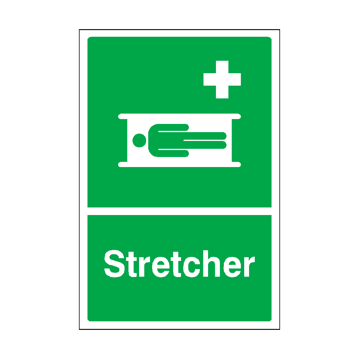 Stretcher Sign | Safety-Label.co.uk