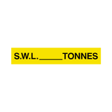 Safe Working Load Stickers | Safety-Label.co.uk